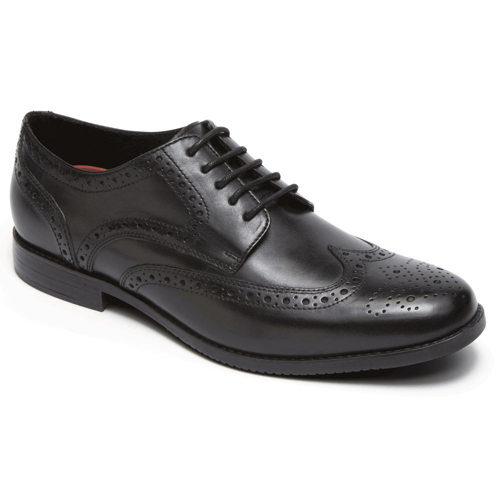 Rockport Snörskor Herr Svarta - Style Purpose Wingtip - NYABX4391